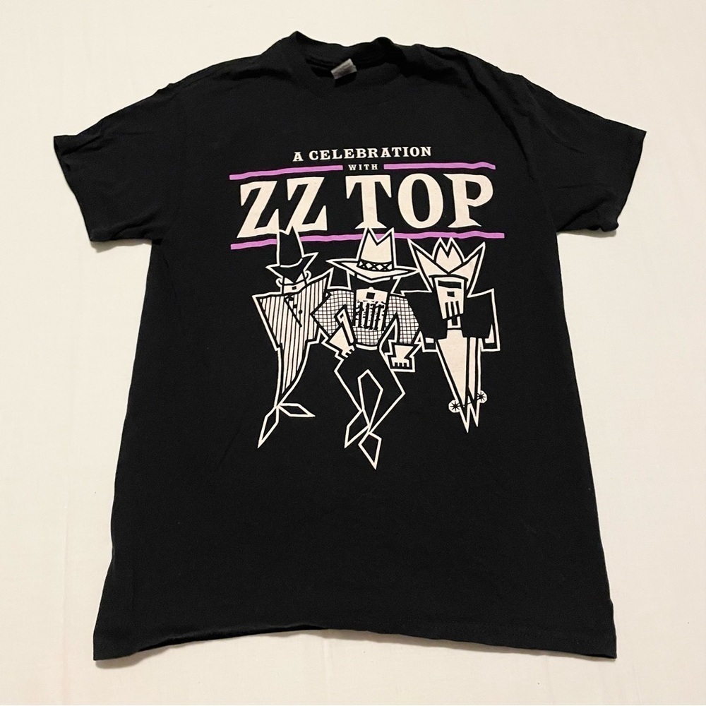 ZZ Top 2022 Tour Tee Shirt A Celebration With Zz TOP T-Shirt Small Black